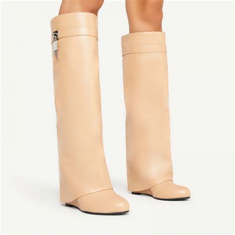 tan givenchy shark boots